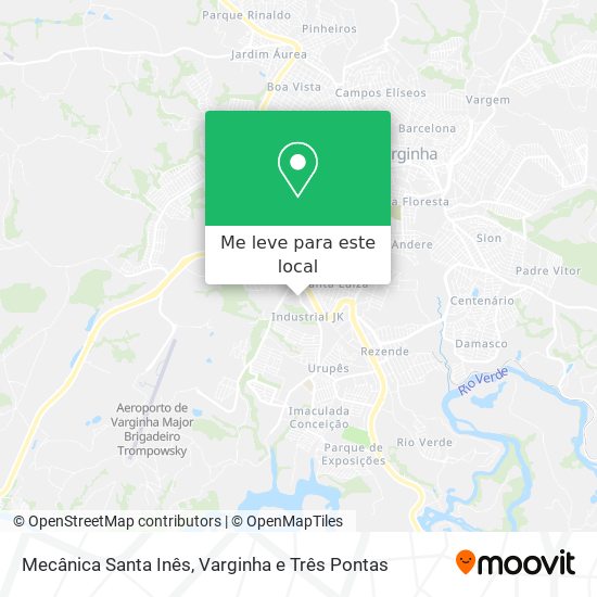 Mecânica Santa Inês mapa
