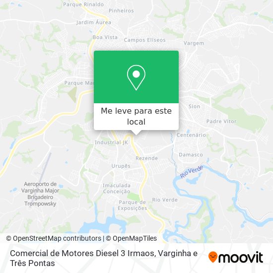 Comercial de Motores Diesel 3 Irmaos mapa