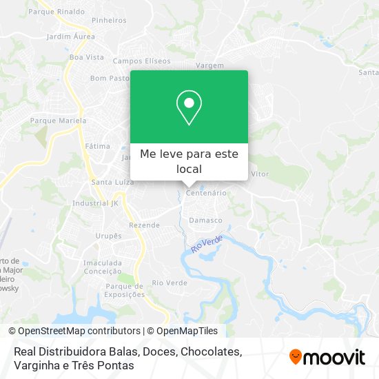 Real Distribuidora Balas, Doces, Chocolates mapa