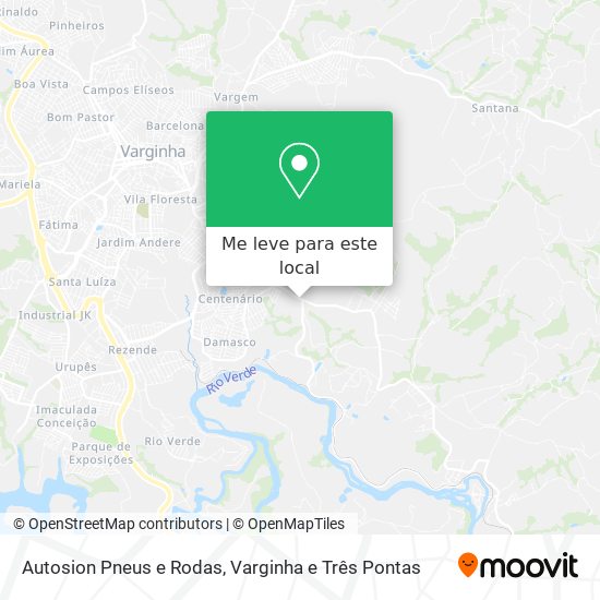 Autosion Pneus e Rodas mapa