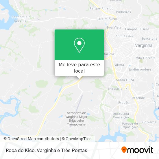 Roça do Kico mapa