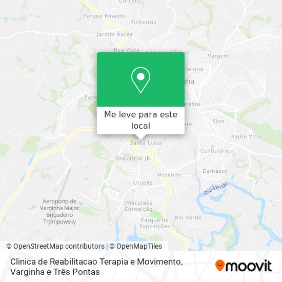 Clinica de Reabilitacao Terapia e Movimento mapa