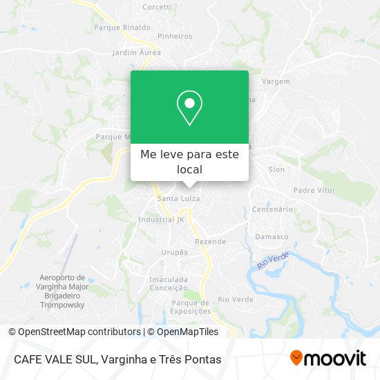CAFE VALE SUL mapa
