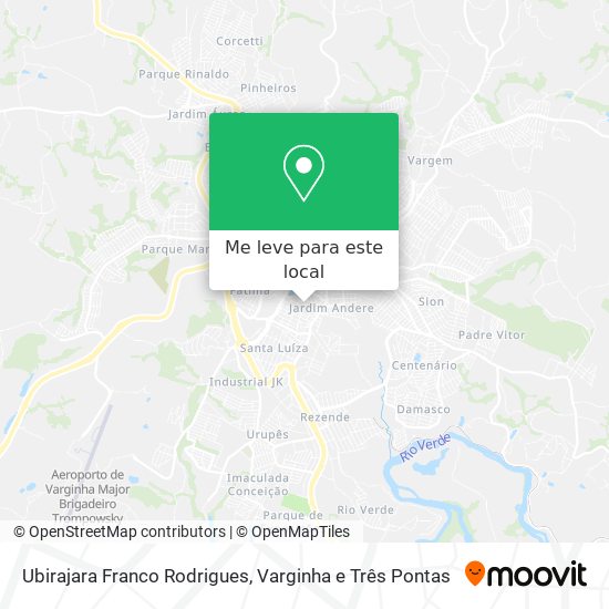 Ubirajara Franco Rodrigues mapa