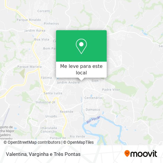 Valentina mapa