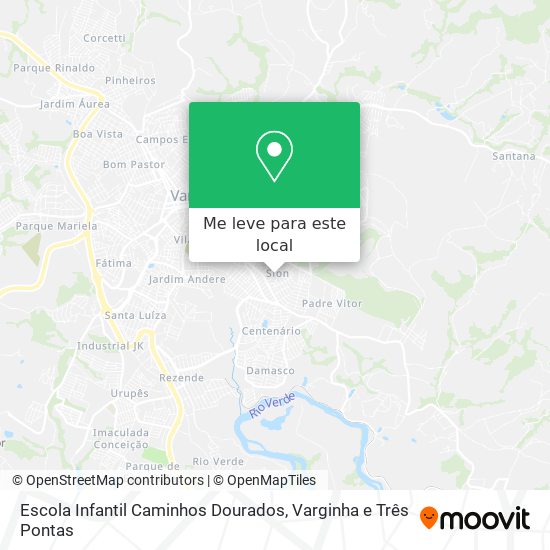 Escola Infantil Caminhos Dourados mapa