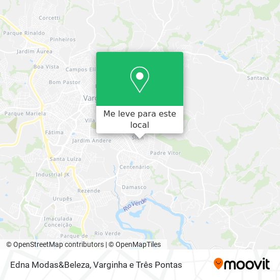 Edna Modas&Beleza mapa