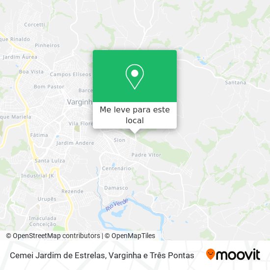 Cemei Jardim de Estrelas mapa