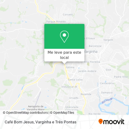 Café Bom Jesus mapa