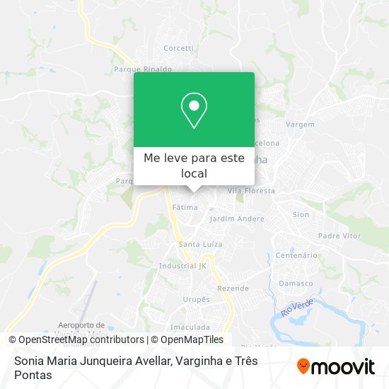 Sonia Maria Junqueira Avellar mapa