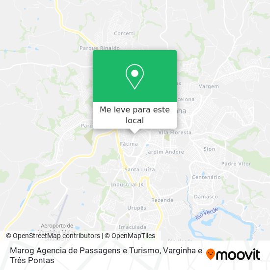 Marog Agencia de Passagens e Turismo mapa