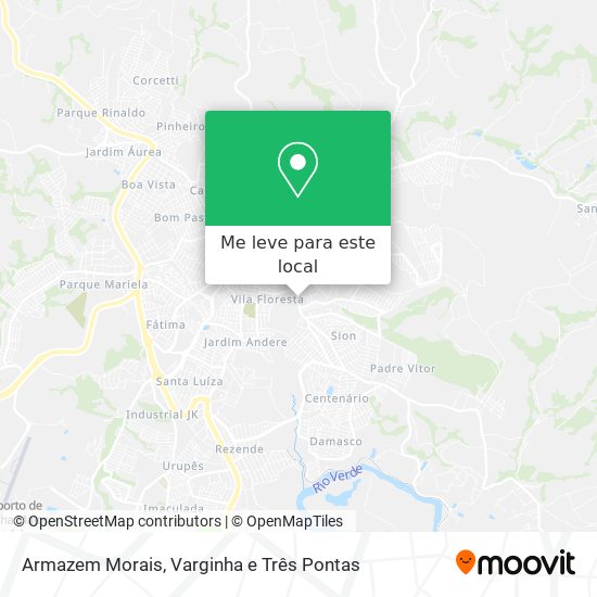 Armazem Morais mapa