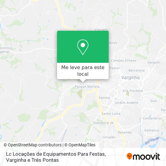 Lc Locações de Equipamentos Para Festas mapa