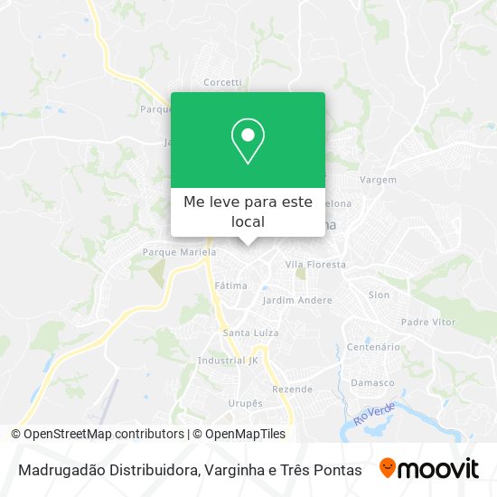 Madrugadão Distribuidora mapa