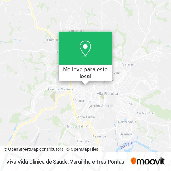Viva Vida Clínica de Saúde mapa
