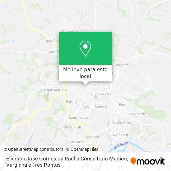 Elierson José Gomes da Rocha Consultório Médico mapa