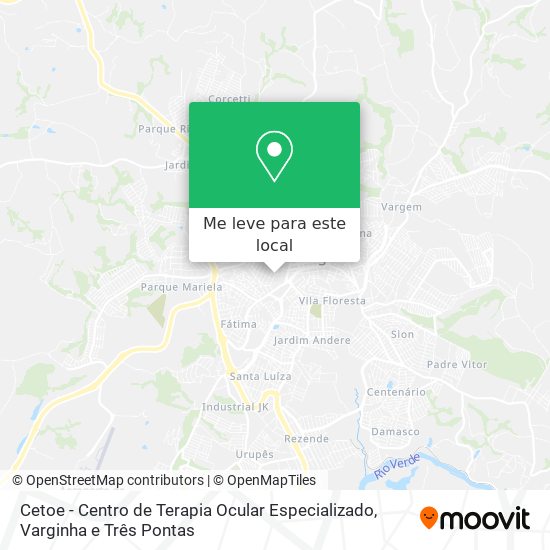 Cetoe - Centro de Terapia Ocular Especializado mapa