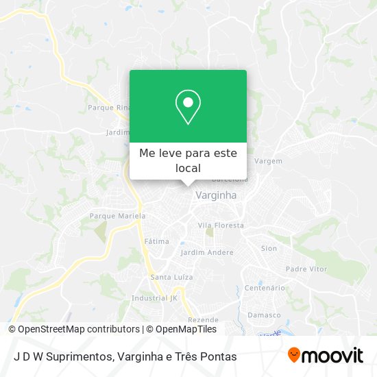 J D W Suprimentos mapa