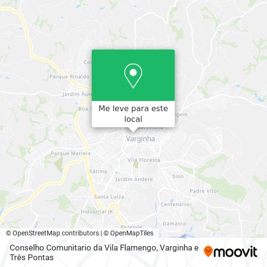 Conselho Comunitario da Vila Flamengo mapa