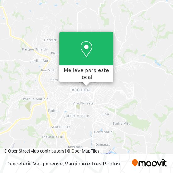 Danceteria Varginhense mapa