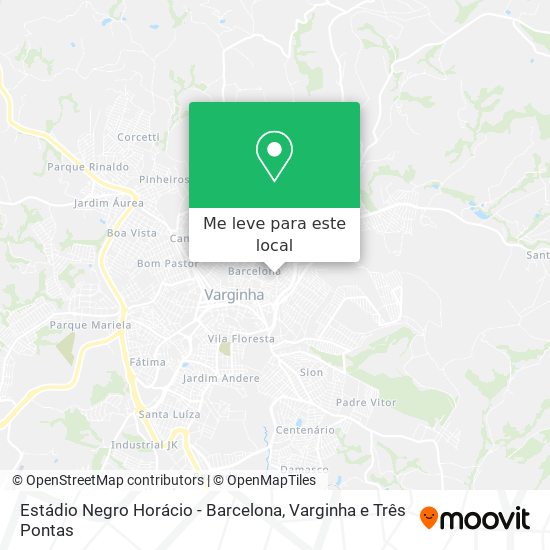 Estádio Negro Horácio - Barcelona mapa