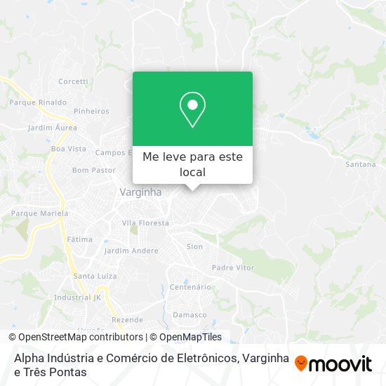 Alpha Indústria e Comércio de Eletrônicos mapa