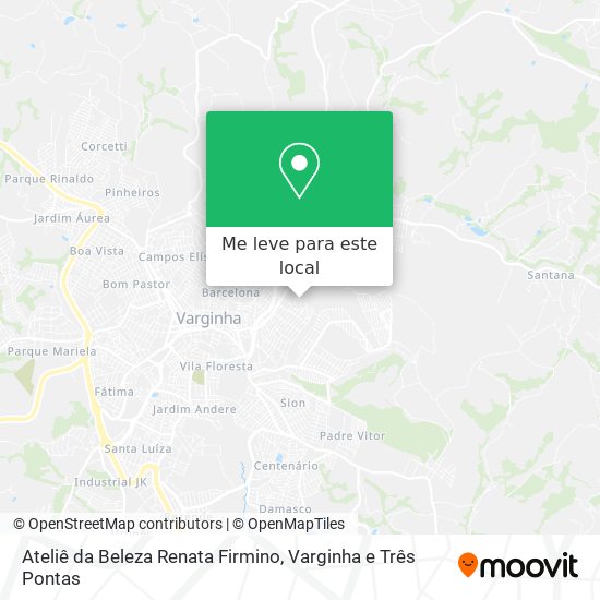 Ateliê da Beleza Renata Firmino mapa