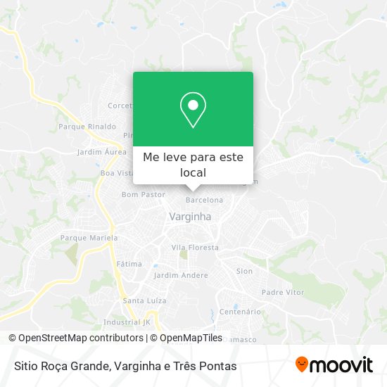 Sitio Roça Grande mapa