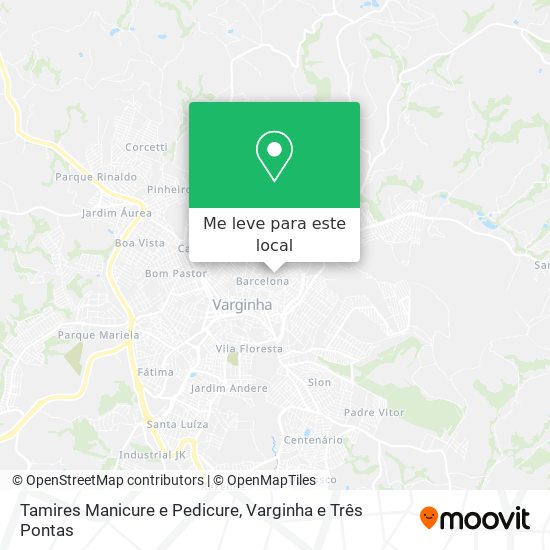 Tamires Manicure e Pedicure mapa