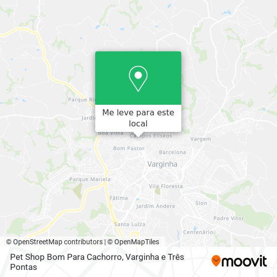 Pet Shop Bom Para Cachorro mapa