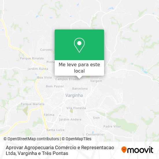 Aprovar Agropecuaria Comércio e Representacao Ltda mapa