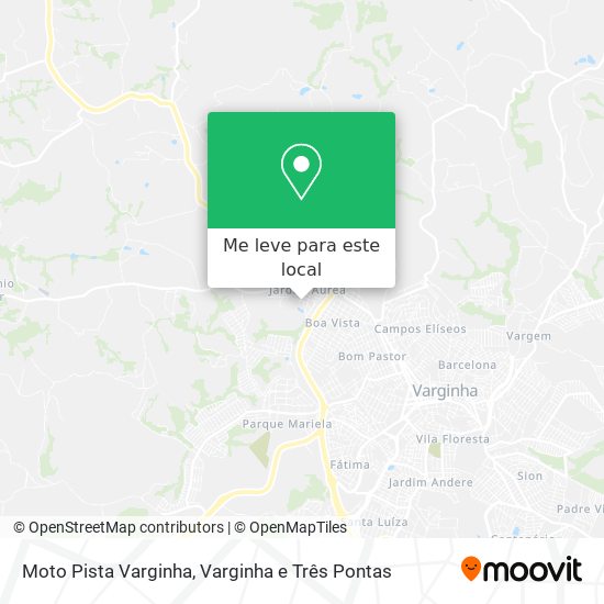 Moto Pista Varginha mapa