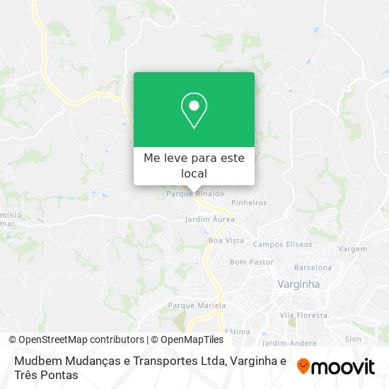 Mudbem Mudanças e Transportes Ltda mapa