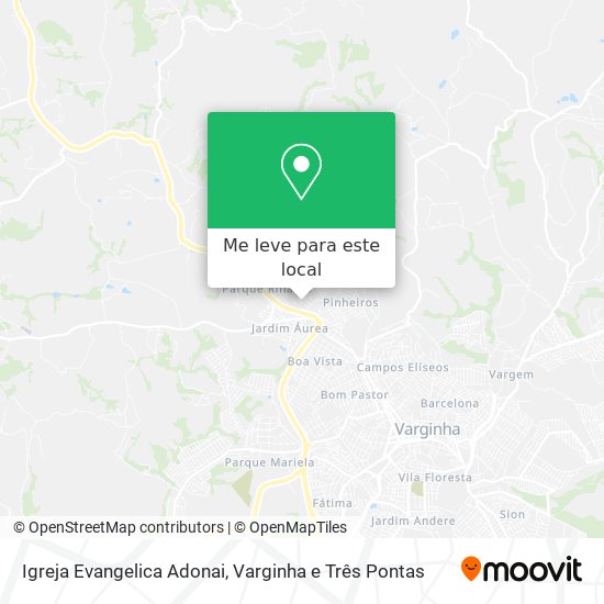 Igreja Evangelica Adonai mapa