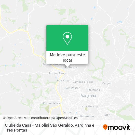 Clube da Casa - Maiolini São Geraldo mapa