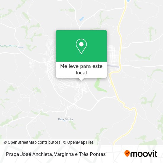 Praça José Anchieta mapa