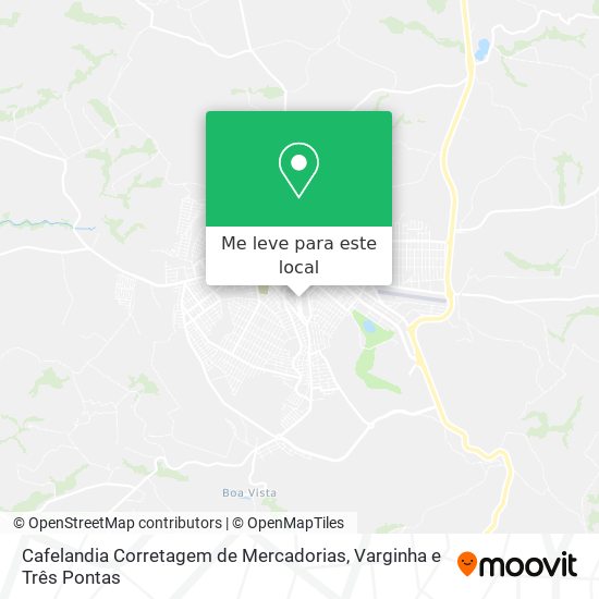 Cafelandia Corretagem de Mercadorias mapa