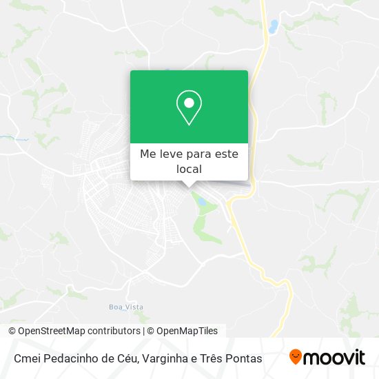 Cmei Pedacinho de Céu mapa