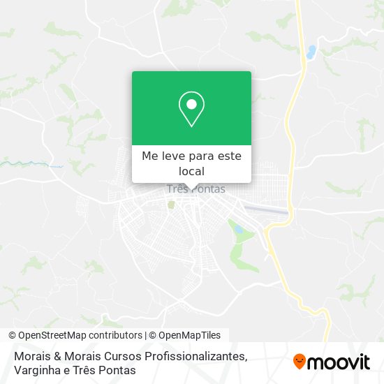 Morais & Morais Cursos Profissionalizantes mapa