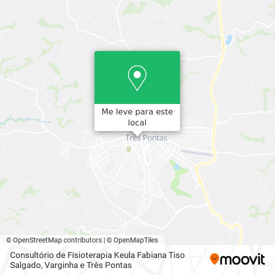 Consultório de Físioterapia Keula Fabiana Tiso Salgado mapa