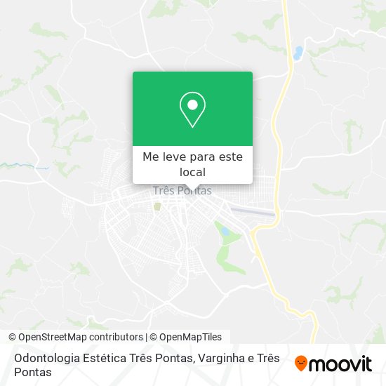 Odontologia Estética Três Pontas mapa