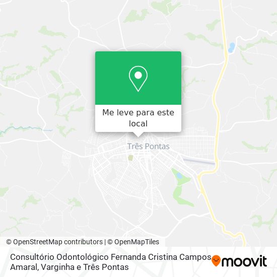 Consultório Odontológico Fernanda Cristina Campos Amaral mapa