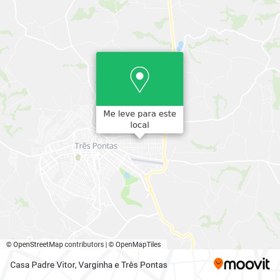 Casa Padre Vitor mapa