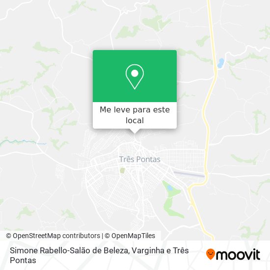 Simone Rabello-Salão de Beleza mapa
