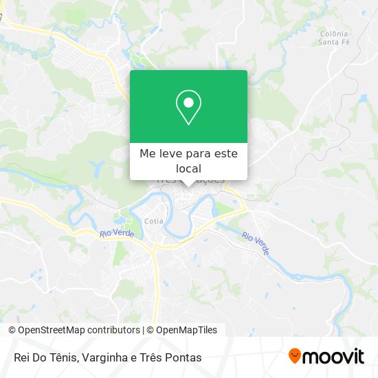 Rei Do Tênis mapa