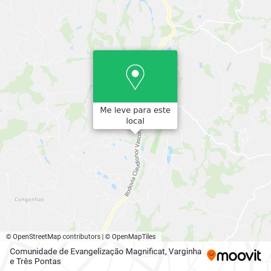 Comunidade de Evangelização Magnificat mapa