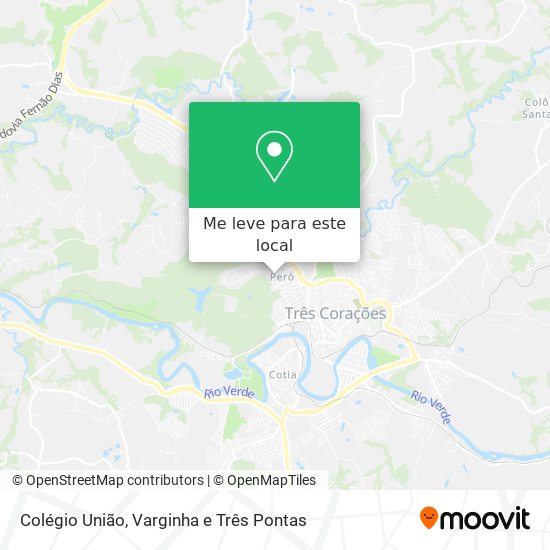Colégio União mapa