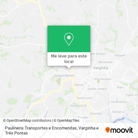 Paulineris Transportes e Encomendas mapa