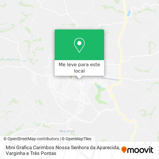 Mini Gráfica Carimbos Nossa Senhora da Aparecida mapa
