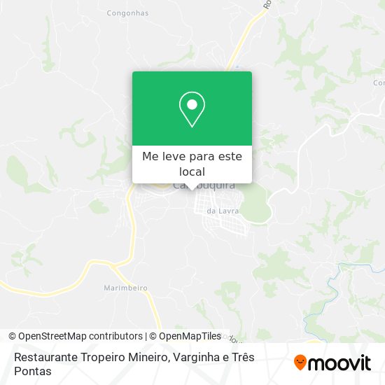 Restaurante Tropeiro Mineiro mapa